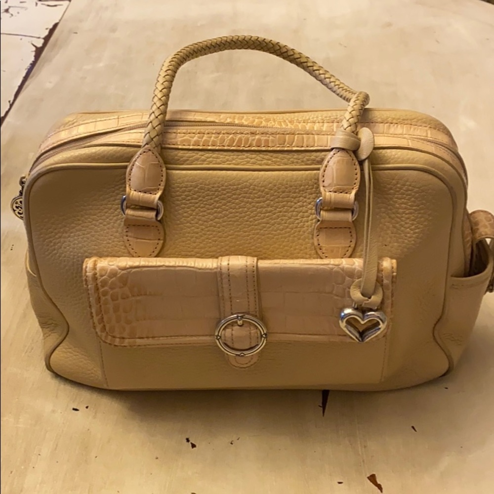 Brighton Darcy Leather Satchel Handbag
